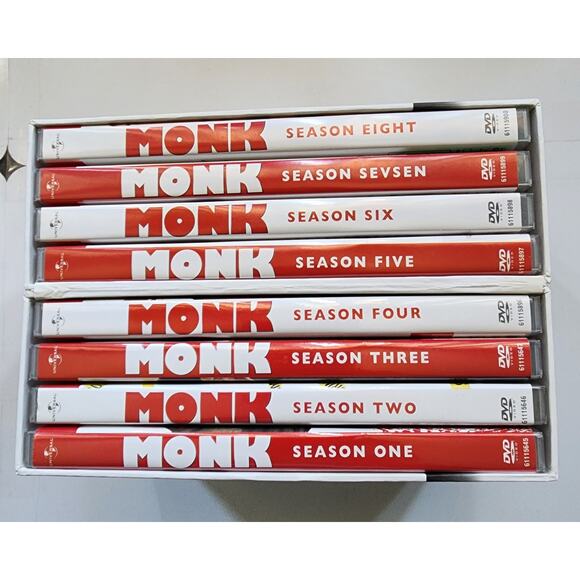 Monk: The Complete Series (DVD, 8 Seasons, Box Set) - Picture 3 of 7
